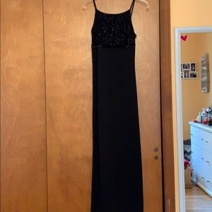 Black long gown